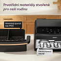 Cosori Dual Blaze Twin Fry Compact horkovzdušná fritéza 8,6 L, keramika, černá