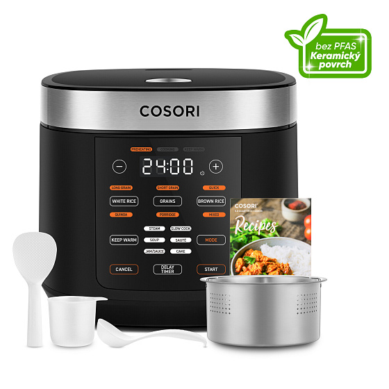 Cosori Multicooker CRC - multifunkční hrnec a rýžovar 5L, keramika
