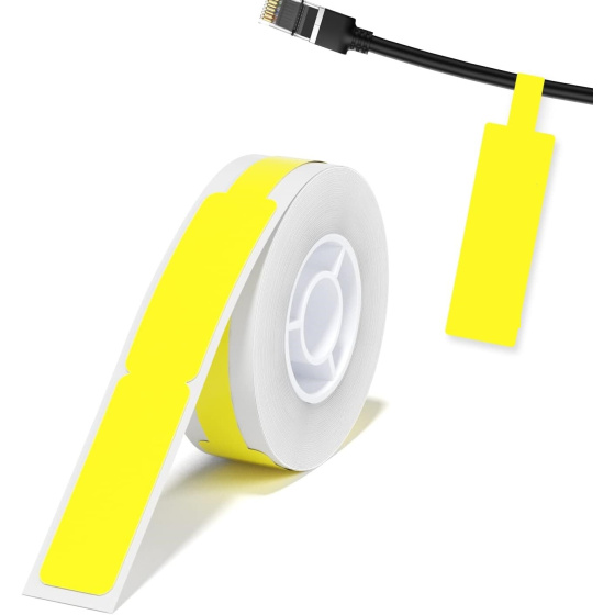 Niimbot štítky na kabely RXL 12,5x109mm 60ks Yellow pro D11 a D110