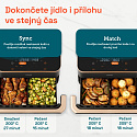 Cosori Dual Blaze TwinFry chytrá horkovzdušná fritéza 10 L, keramika, černá