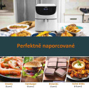 Cosori CP158-AF PREMIUM –  5.5L horkovzdušná fritéza + 5x špíz a gril. rošt, white