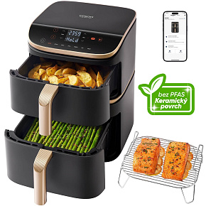 Cosori Turbo Tower Pro chytrá horkovzdušná fritéza 10,8l černá Cosori Turbo Tower Pro chytrá horkovzdušná fritéza 10,8l černá