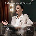 PLAUD Note Pin S Black - AI hlasový záznamník + náramek a šňůrka na krk