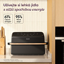 Cosori Dual Blaze Twin Fry Compact horkovzdušná fritéza 8,6 L, keramika, černá