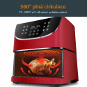 Cosori CP158-AF PREMIUM –  5.5L  horkovzdušná fritéza + 5x špíz a gril. rošt, red