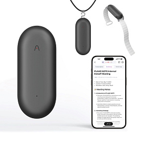 PLAUD Note Pin Grey - AI hlasový záznamník