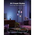 Govee Smart žárovka G80 RGBWW 5W-40W 500lm E27 Long Life, Matter