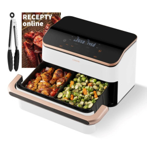 Cosori TF101S Dual blaze TwinFry 10l hozkovzdušná fritéza, bílá
