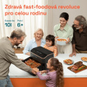 Cosori TF101S Dual blaze TwinFry 10l hozkovzdušná fritéza, černá