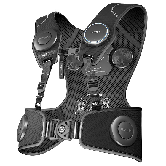 Woojer Vest 4 - haptická vesta pro gaming