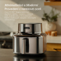 Cosori Iconic Single chytrá horkovzdušná fritéza 6,2 L nerez