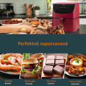 Cosori CP158-AF PREMIUM –  5.5L  horkovzdušná fritéza + 5x špíz a gril. rošt, red